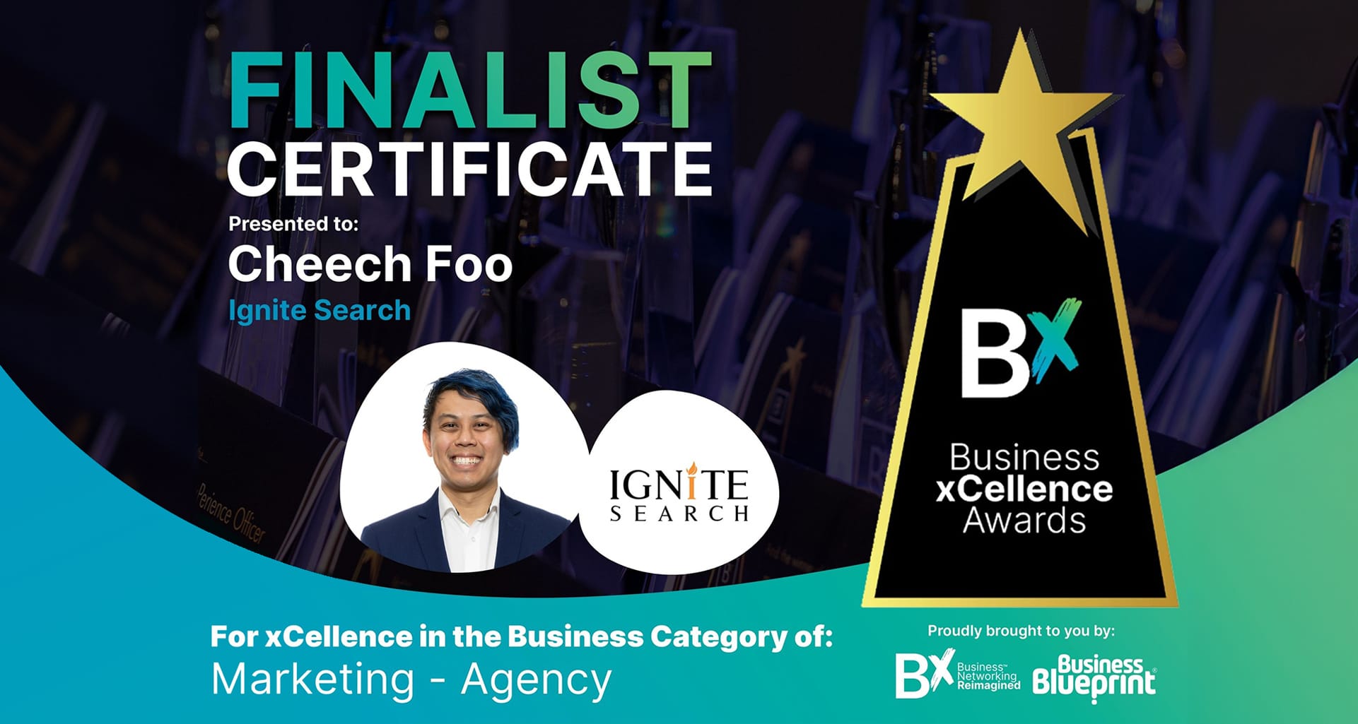 Ignite Search is a Business XCellence AWARDS 2024 Finalist!